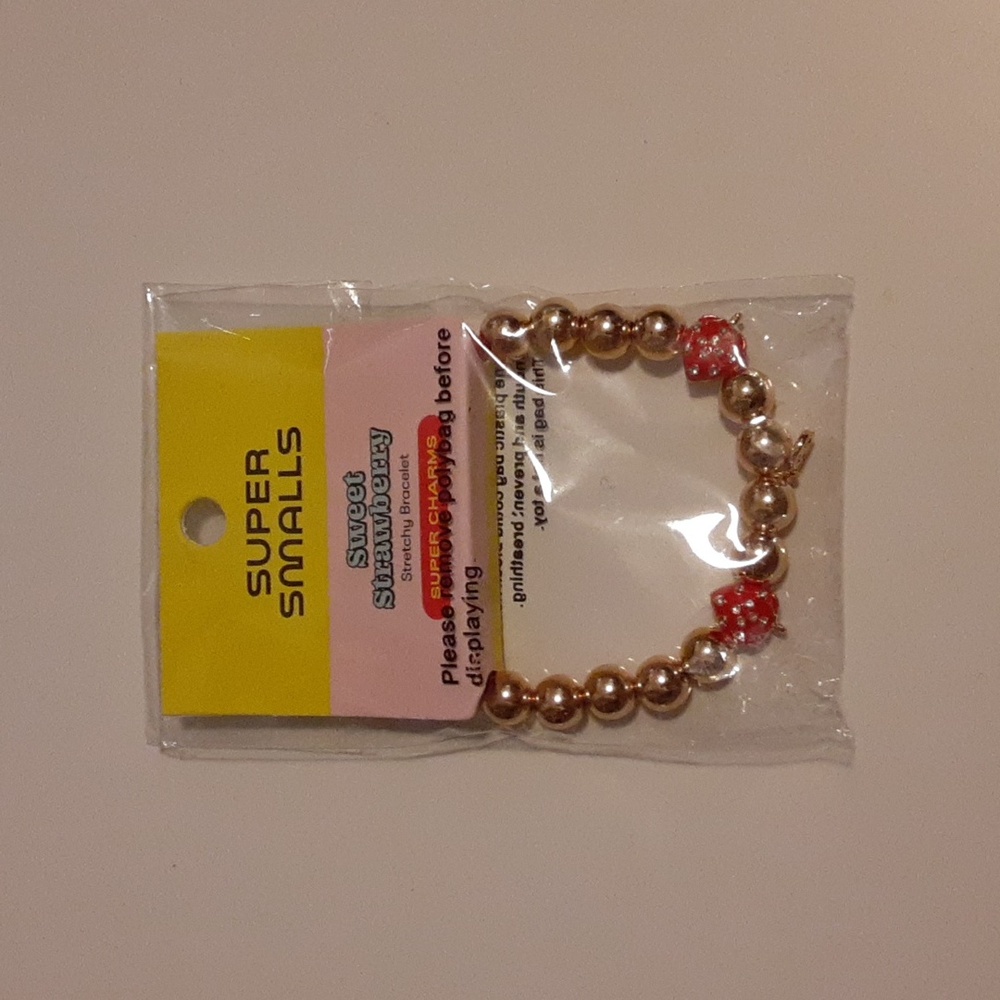 Super Smalls Sweet Strawberry Bracelet